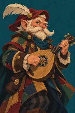 Fennick Brightstring, The Bard Who Knows Every Tale