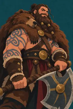 Tovan Bearhide, The Barbarian