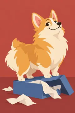 Nugget, The Corgi in Charge
